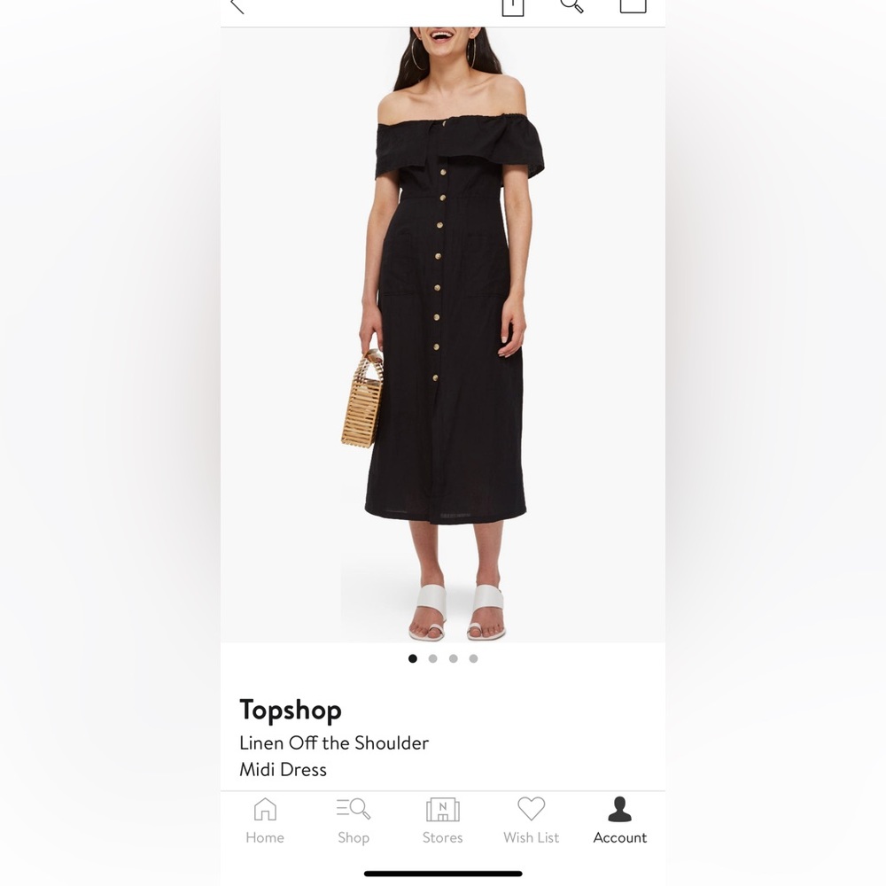 Top shop linen dress